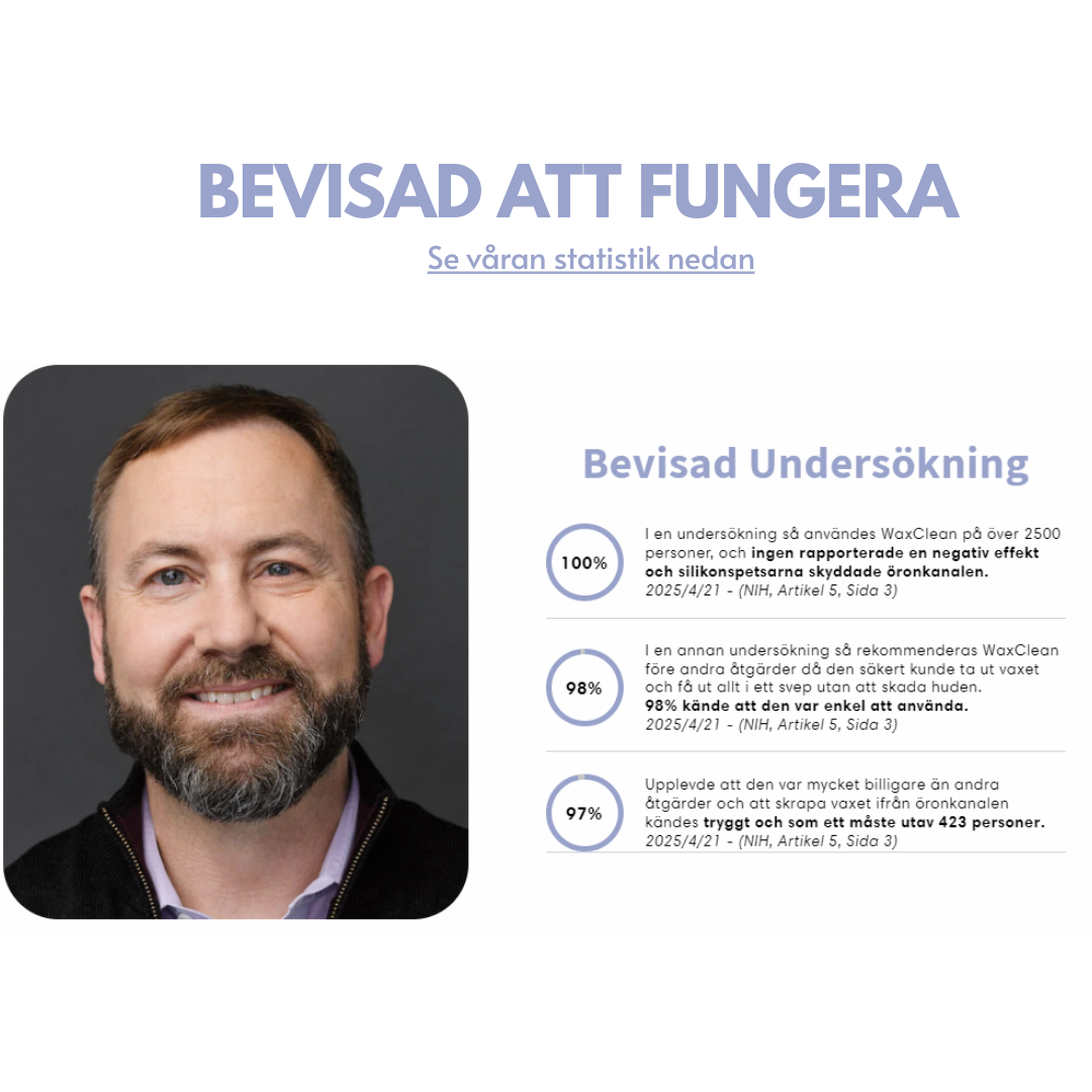 WaxClean™ - Smart öronrengöring med avancerad teknik