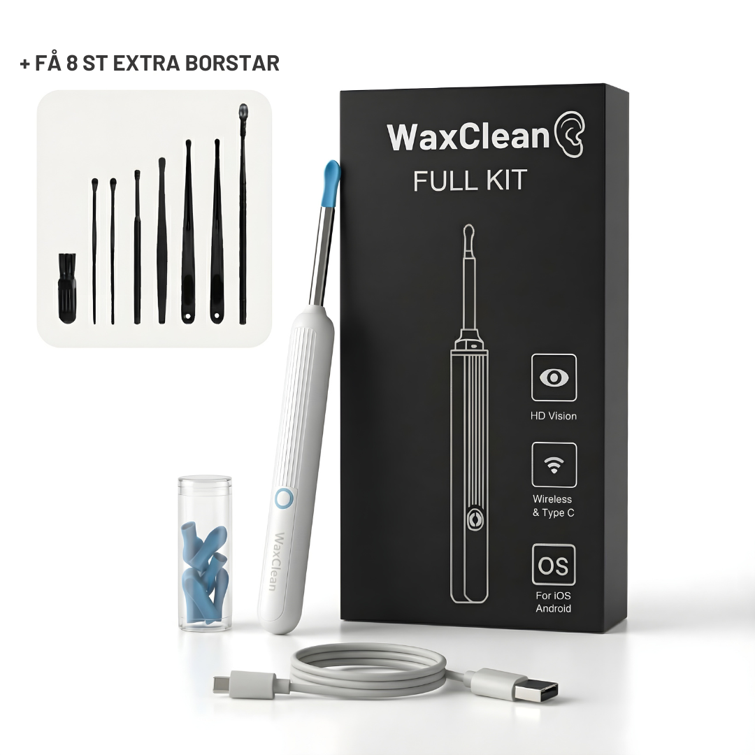 WaxClean™ - Smart öronrengöring med avancerad teknik
